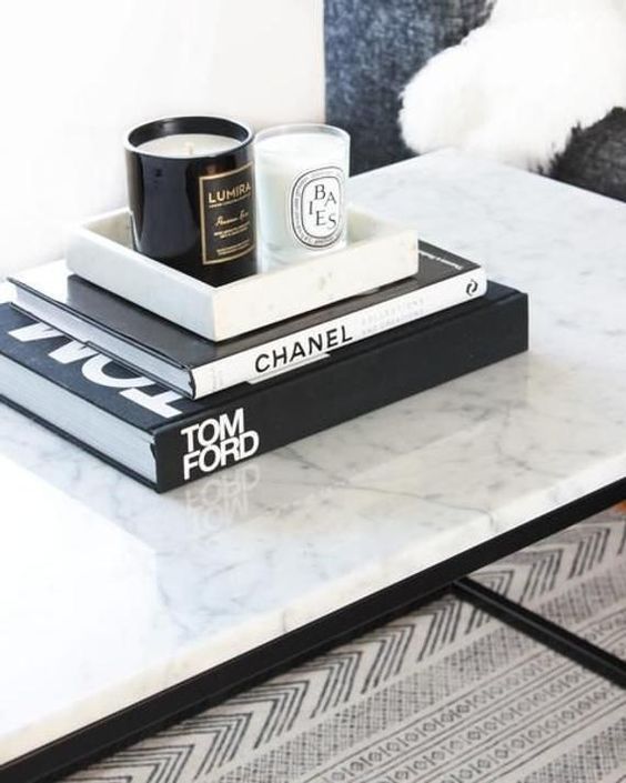 coffee table fashion books - 20 decor ideas to make your apartment look expensive