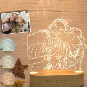 3d custom photo engraving - Valentines Day Gifts for Him that He will Obsess Over