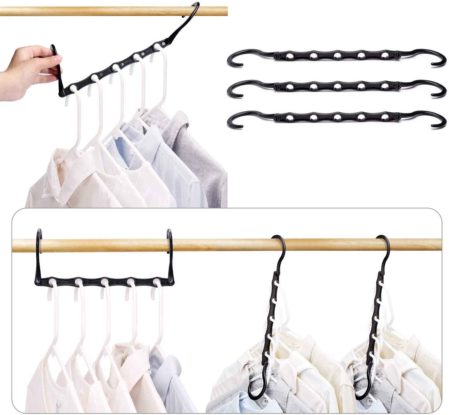 space saving hanger - best closet organizers you absolutely need to have