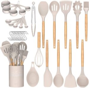 grey utensil set