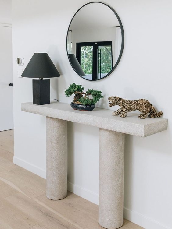 entryway console table - 20 decor ideas to make your apartment look expensive