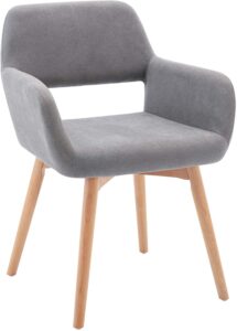 grey chair - 13 super stylish desk chairs without wheels