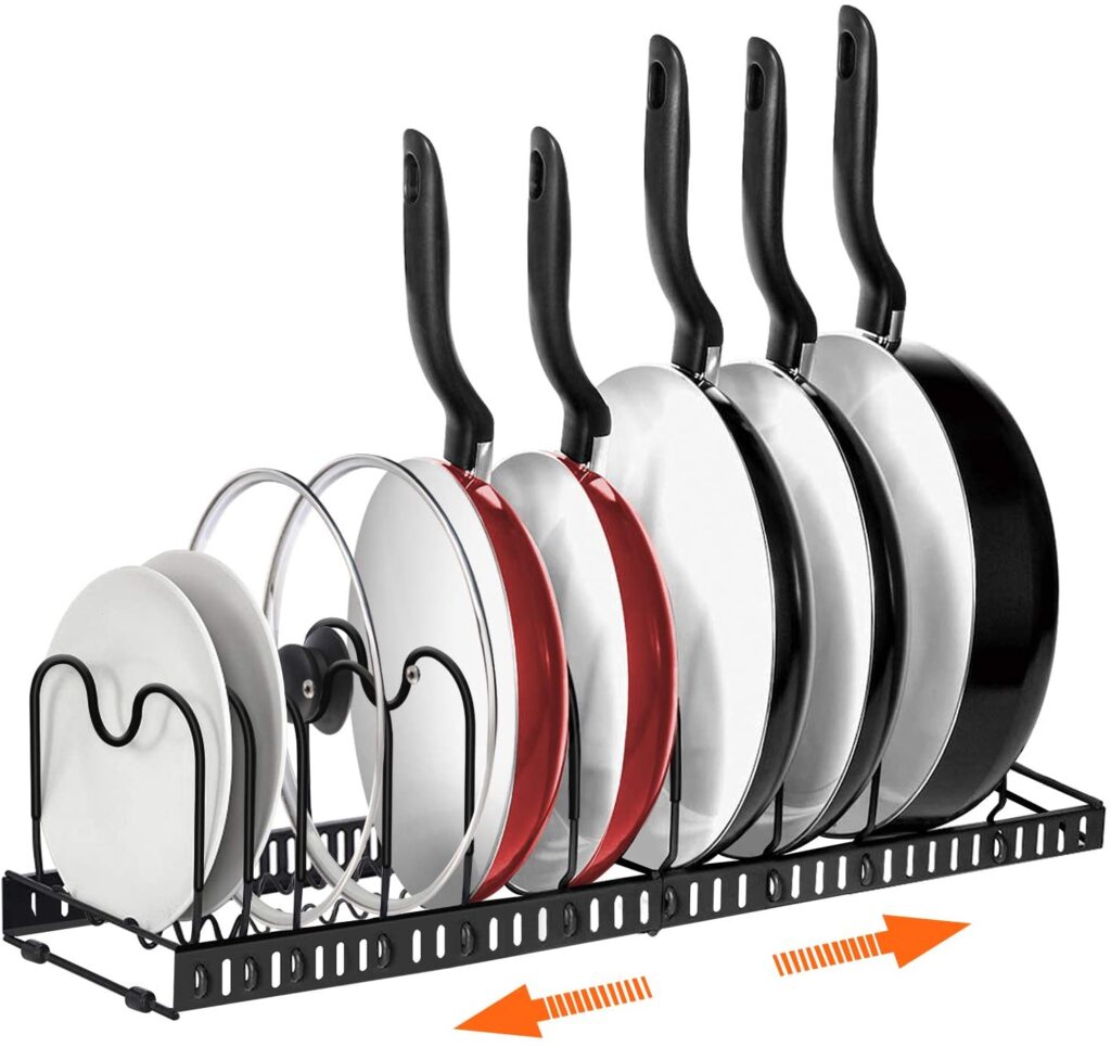 cookware organizer - 20 genius products for the most organized kitchen
