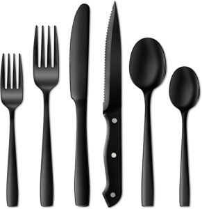 black utensils - the ultimate best first apartment checklist