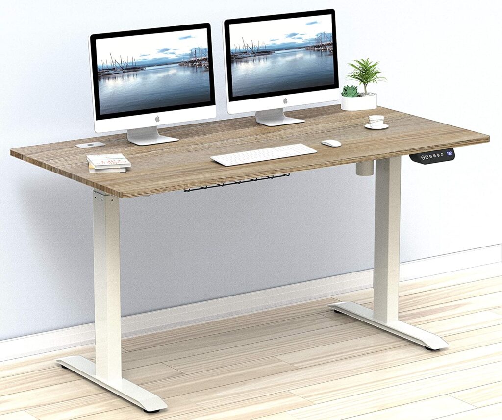 adjustable desk - desk decor to inspire productivity and creativity