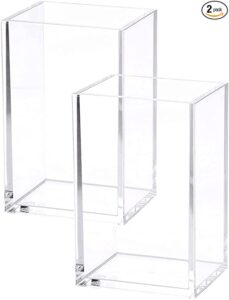 clear pencil holder