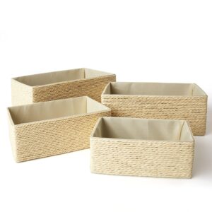 stackable rope baskets