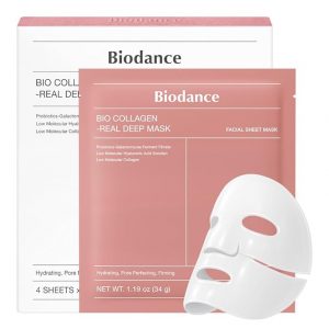 BIODANCE Bio-Collagen Real Deep Mask, Hydrating Overnight Hydrogel Mask - stocking stuffers for her