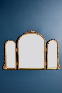 The Gleaming Primrose Triptych Mirror anthropologie top rated gifts