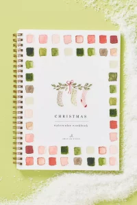 An art kit featuring a full Watercolor Set by a popular brand. A creative and top rated Anthropologie gift for the hobbyist or artist.