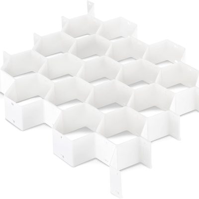 white honeycomb drawer organizer - best closet organizers you absolutely need to have